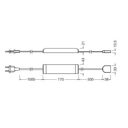 Osram - Regulējama LED lente FLEX ACOUSTIC 2,6m LED/29W/230V + tālvadības pults