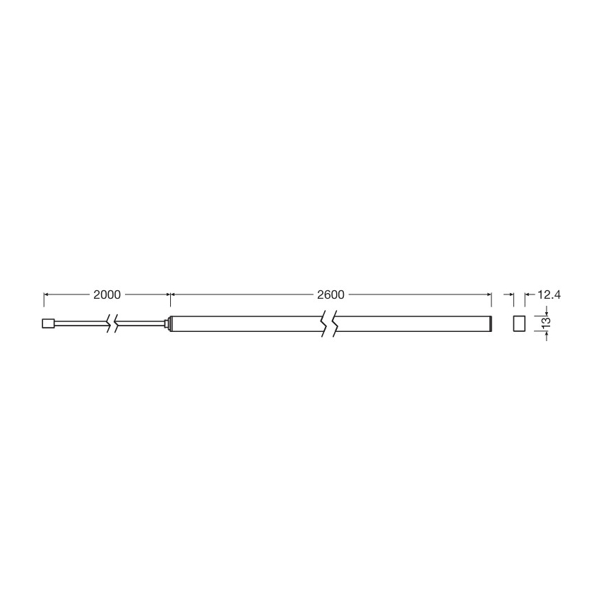 Osram - Regulējama LED lente FLEX ACOUSTIC 2,6m LED/29W/230V + tālvadības pults