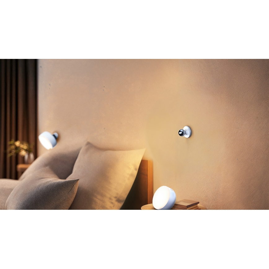 Osram - Regulējama uzlādējama LED galda lampa 3 vienā DECOR HELPER LED/1,8W/5V balta