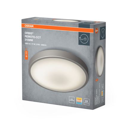 Osram - LED aptumšojams griestu gaismeklis ORBIS LED/17W/230V 2700-6500 K Ø 31 cm + tālvadības pults