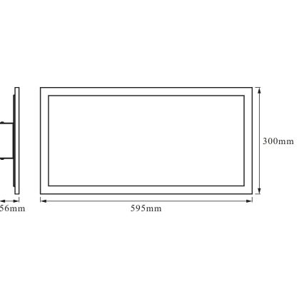 Osram - LED aptumšojams griestu gaismeklis SMART+ PLANON LED/22W/230V 60x30 cm 3000-6500K Wi-Fi