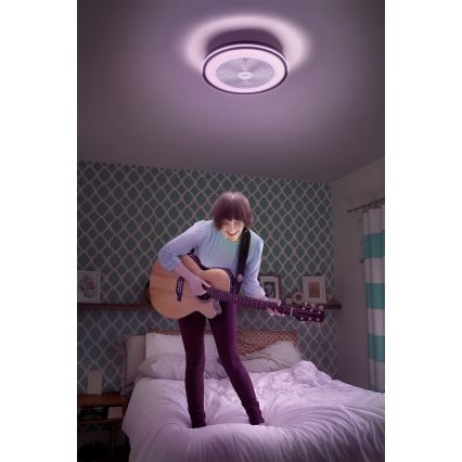 Osram - Aptumšojams LED griestu gaismeklis ar ventilatoru MURLAN LED/26W/230V 3000-6500K + tālvadība