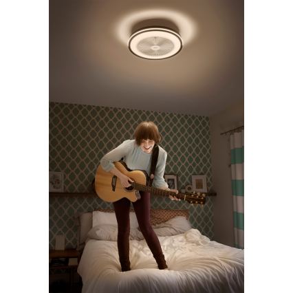 Osram - Aptumšojams LED griestu gaismeklis ar ventilatoru MURLAN LED/26W/230V 3000-6500K + tālvadība