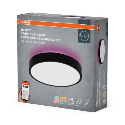 Osram - LED RGBW aptumšojams griestu gaismeklis SMART+ ORBIS LED/28W/230V Ø 35 cm 2700–6500K Wi‑Fi