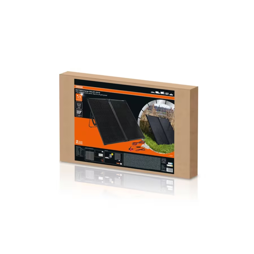 Osram - Saules panelis neatkarīgai akumulatoru uzlādei BATTERY CHARGE SOLAR 100W IP65