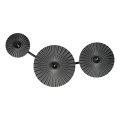 Osram - Sienas gaismeklis PLISSEE 3xE27/15W/230V antracīts