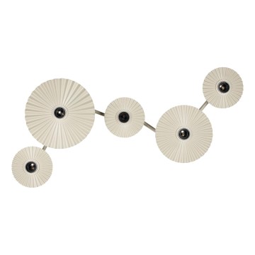 Osram - Sienas gaismeklis PLISSEE 5xE27/15W/230V krēmkrāsains