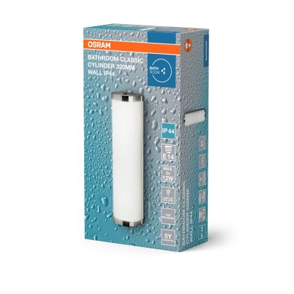 Osram - Vannas istabas sienas gaismeklis BATHROOM CLASSIC 2xE14/12W/230V IP44 glancēts hroms