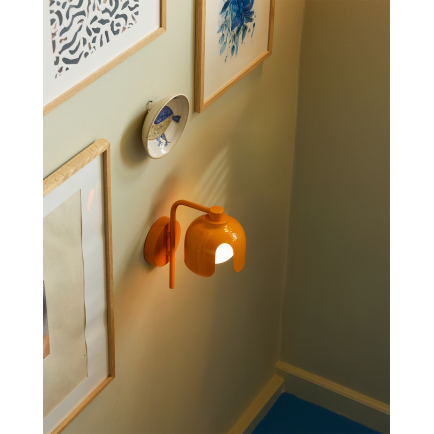 Osram - Sienas lampa DECOR COROLLE 1xG9/20W/230V oranžā