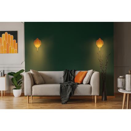 Osram - Sienas lampa DECOR COROLLE 1xG9/20W/230V oranžā