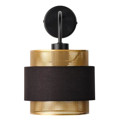 Osram - Sienas lampa DECOR HORNET 1xE27/10W/230V melna/zelta