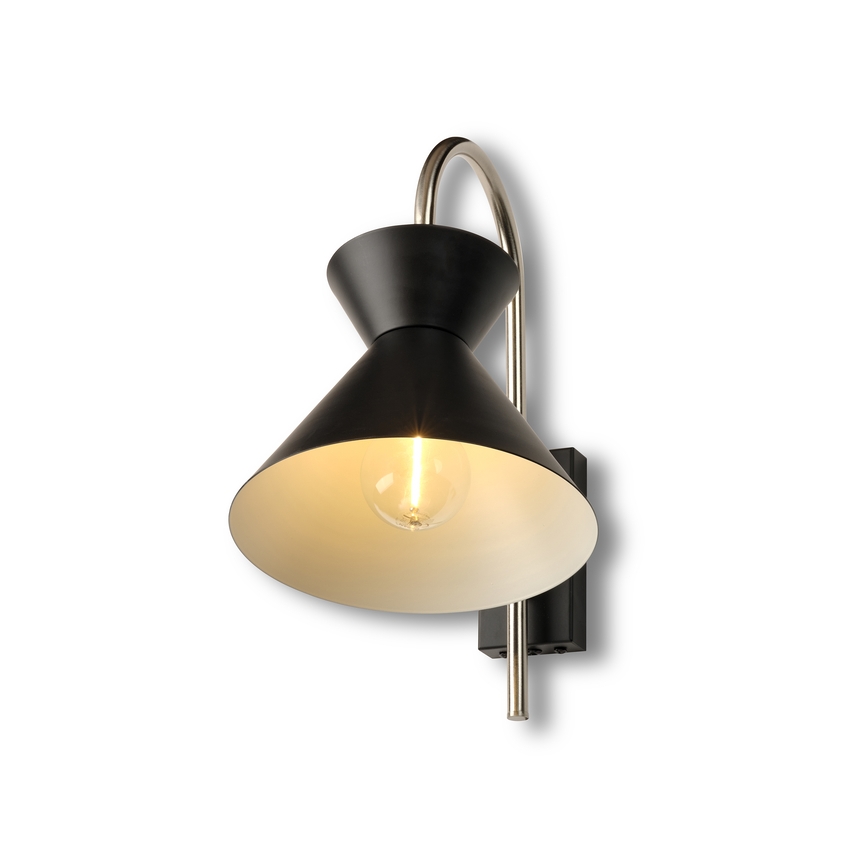 Osram - Sienas lampa DECOR WAIST 1xE27/40W/230V melna