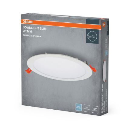 Osram - SLIM iebūvējamais griestu gaismeklis LED/22W/230V 6500K