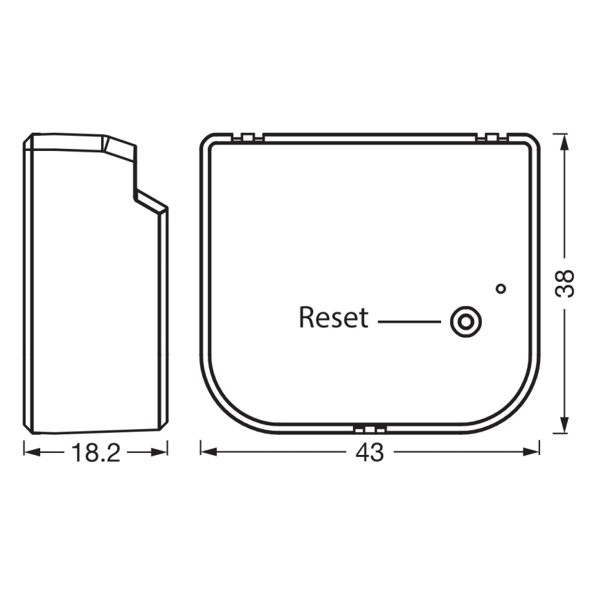 Osram - SMART+ 2 pogu slēdža modulis 230V Wi-Fi