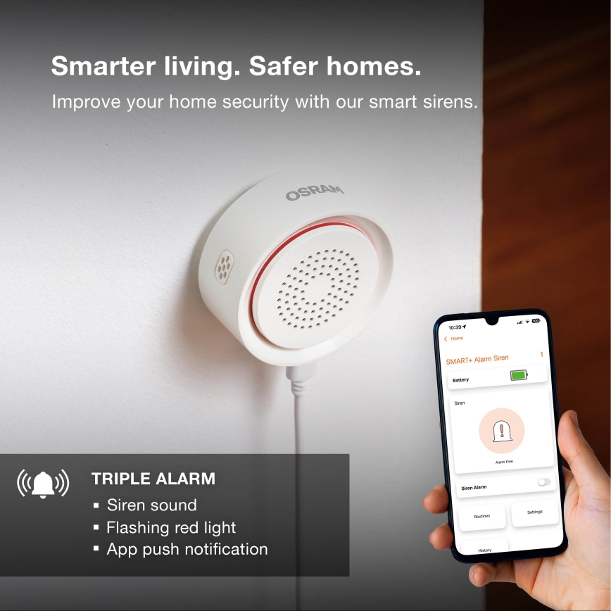 Osram - SMART+ alarms 5V Wi-Fi