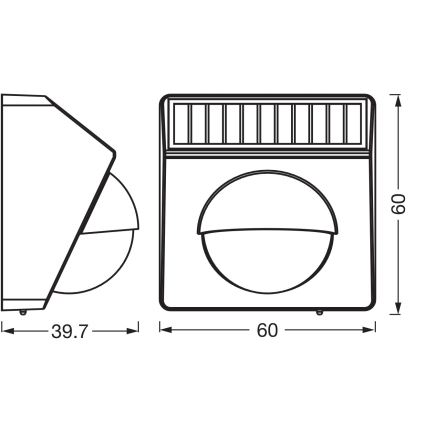 Osram SMART+ āra saules kustību sensors, 3,7 V, balts, IP65, Wi‑Fi, 800 mAh