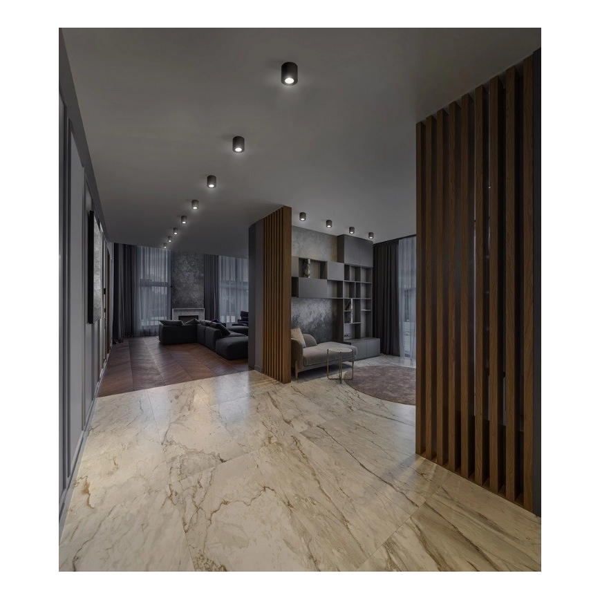 Osram - SPOT virziena gaismeklis 1xGU10/7W/230V melns