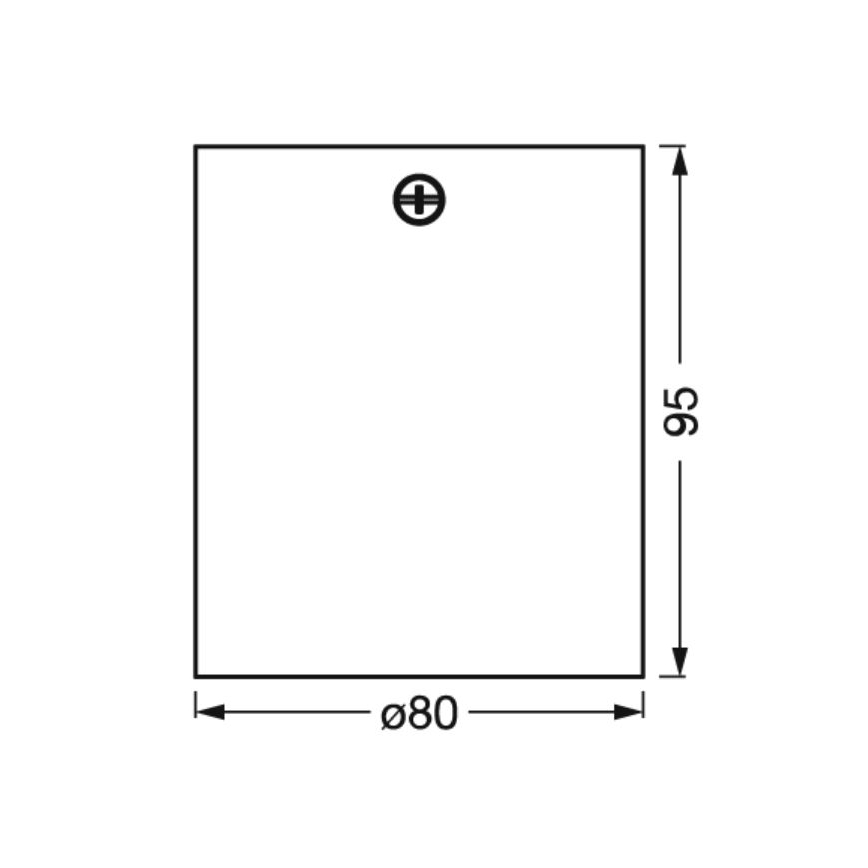 Osram - SPOT virziena gaismeklis 1xGU10/7W/230V melns
