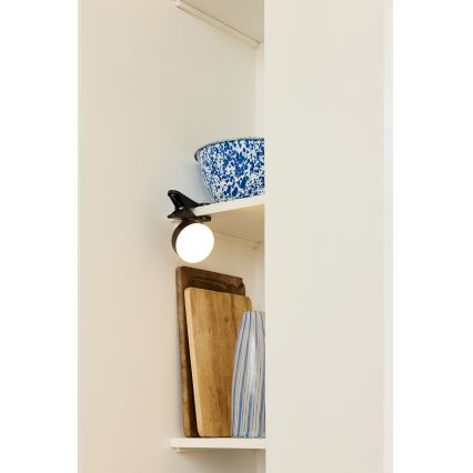 Osram - Uzlādējama, regulējama LED galda lampa 3 vienā DECOR HELPER LED/1,8W/5V melna