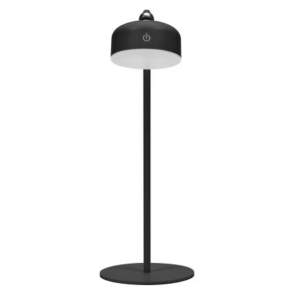 Osram - Uzlādējama, regulējama LED galda lampa 3 vienā DECOR HELPER LED/1,8W/5V melna