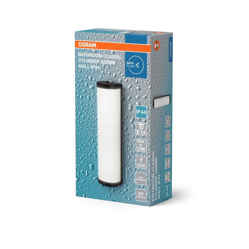 Osram - Vannas istabas sienas gaismeklis BATHROOM CLASSIC 2xE14/12W/230V IP44