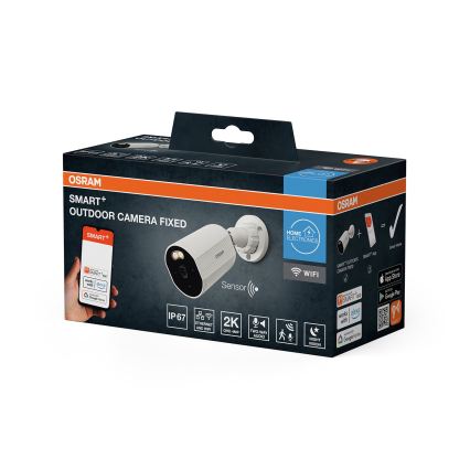 Osram - Viedā āra kamera ar 2K SMART+ sensoru 230V IP67 Wi-Fi