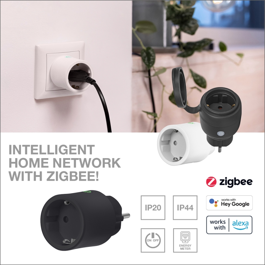 Osram - Viedā āra kontaktligzda SMART+ SCHUKO 3680W/230V/16A IP44