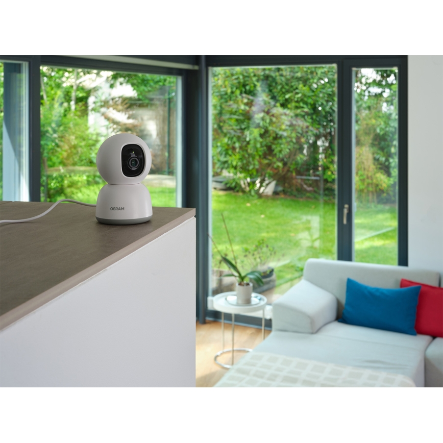 Osram - Viedā iekštelpu kamera 360° ar 2K sensoru SMART+ 230V Wi-Fi