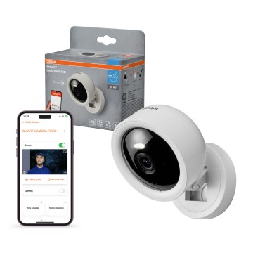 Osram - Viedā iekštelpu kamera ar 2K SMART+ sensoru 230V Wi-Fi