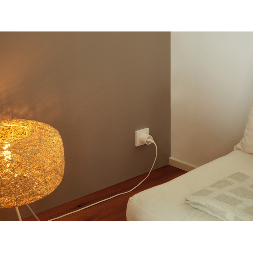 Osram - Viedā kontaktligzda SMART+ MATTER SCHUKO 2300W/230V/10A Wi-Fi balta