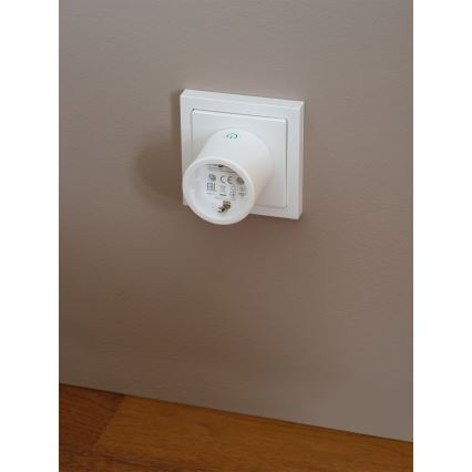 Osram - Viedā kontaktligzda SMART+ MATTER SCHUKO 2300W/230V/10A Wi-Fi balta