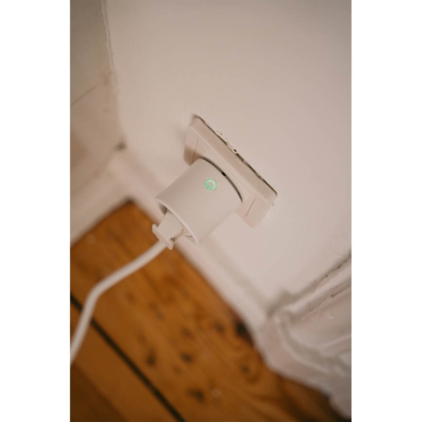 Osram - Viedā kontaktligzda SMART+ MATTER SCHUKO 2300W/230V/10A Wi-Fi balta