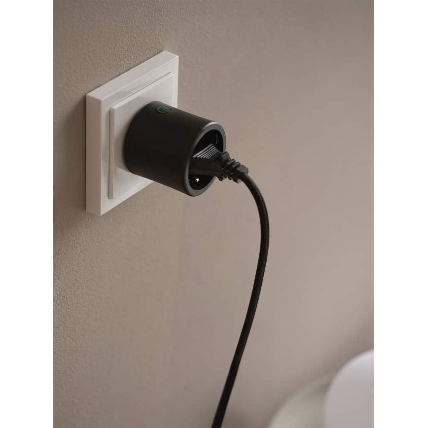 Osram - Viedā kontaktligzda SMART+ SCHUKO 2300W/230V/10A melna