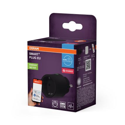 Osram - Viedā kontaktligzda SMART+ SCHUKO 2300W/230V/10A melna