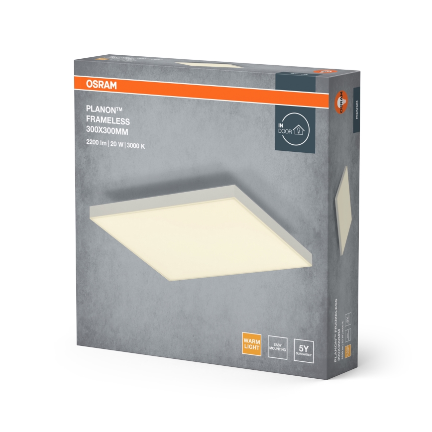 Osram - Virsmas uzstādāms LED panelis PLANON LED/20W/230V 3000K 30x30 cm balts