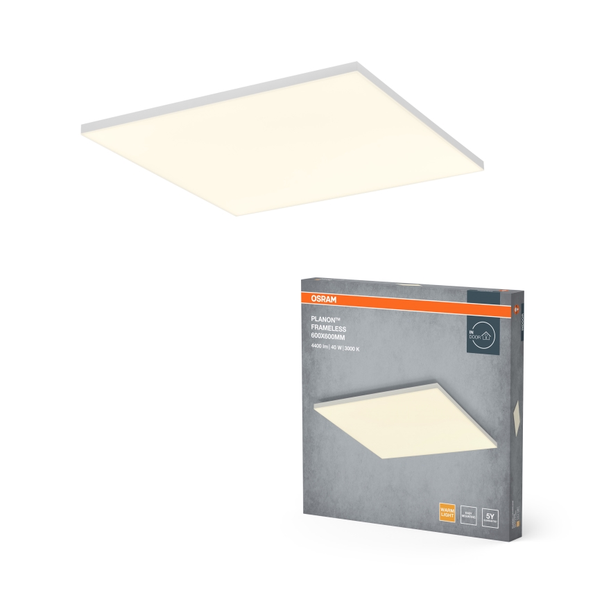 Osram - Virsmontējamais LED panelis PLANON LED/40W/230V 3000K 60x60 cm balts