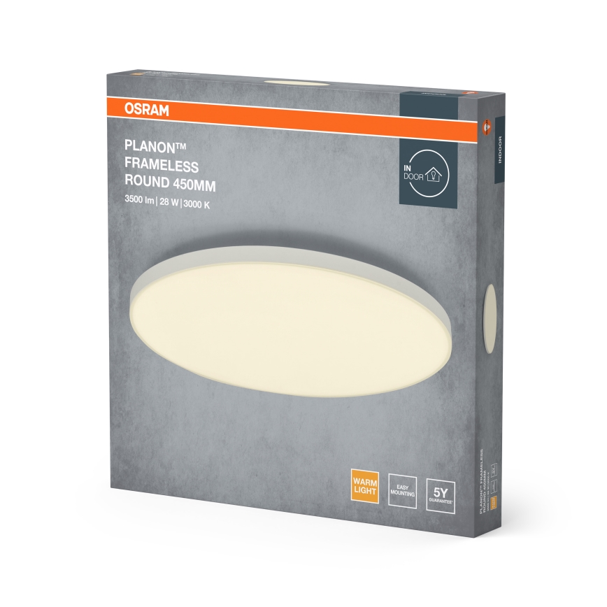 Osram - Virsmontējams LED panelis PLANON LED/28W/230V 3000K Ø 45 cm balts