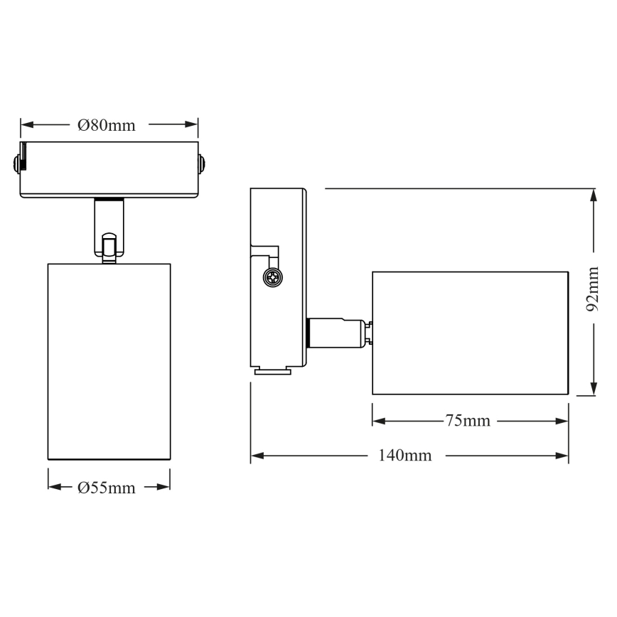 Osram - Virziena gaismeklis ELEMENTAL 1xGU10/6W/230V