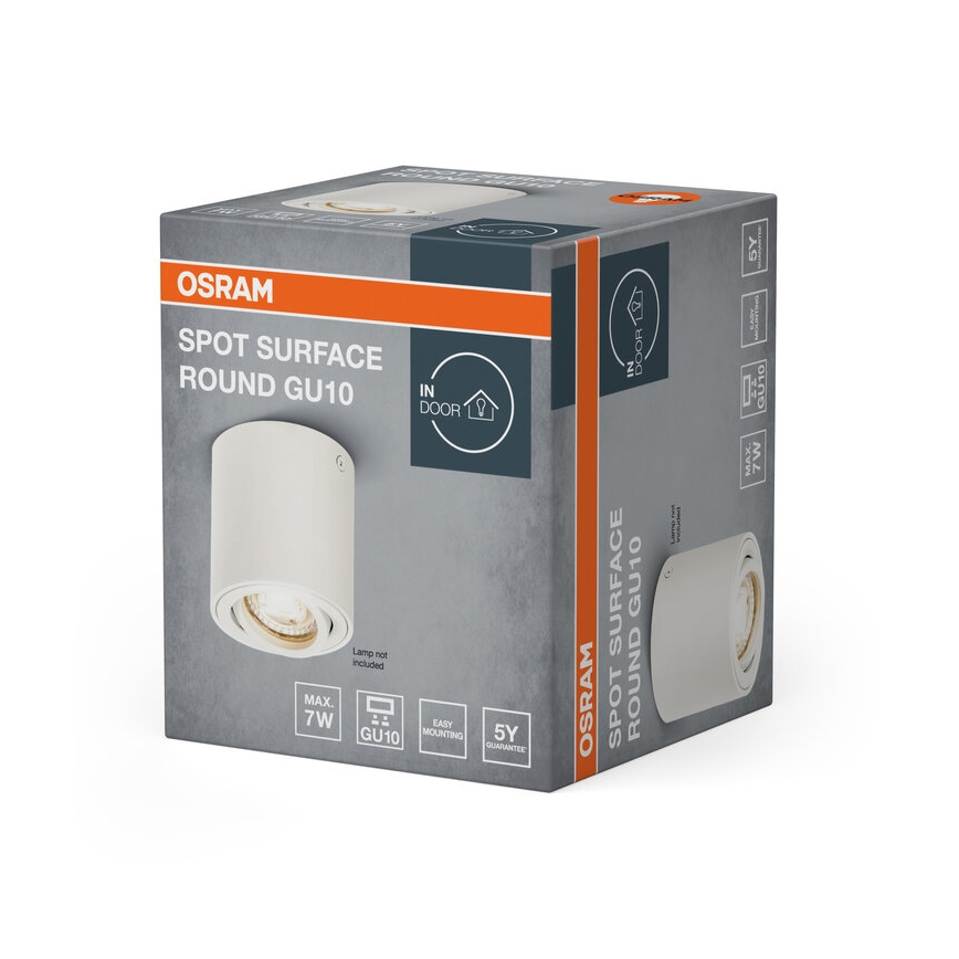 Osram - Virziena gaismeklis SPOT 1xGU10/7W/230V balts