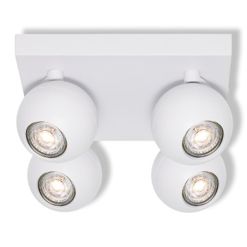 Osram - Virziena gaismeklis SPOT SPHERAL 4xGU10/6W/230V balts