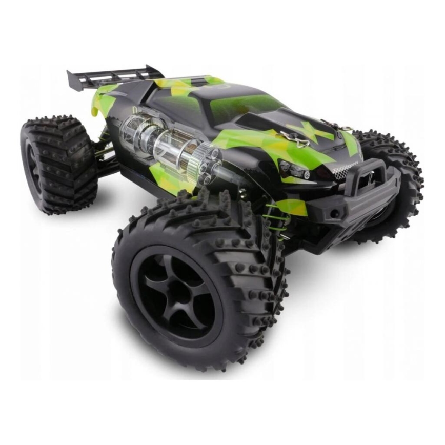 Overmax - RC automašīna ar tālvadības pulti X-MONSTER 3.0 1700 mAh melna/zaļa