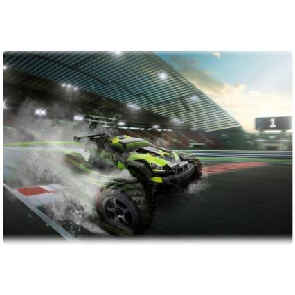 Overmax - RC automašīna ar tālvadības pulti X-MONSTER 3.0 1700 mAh melna/zaļa