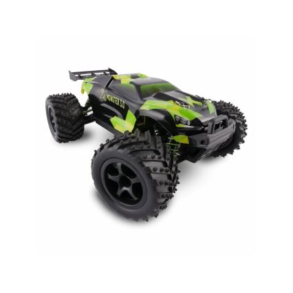 Overmax - RC automašīna ar tālvadības pulti X-MONSTER 3.0 1700 mAh melna/zaļa