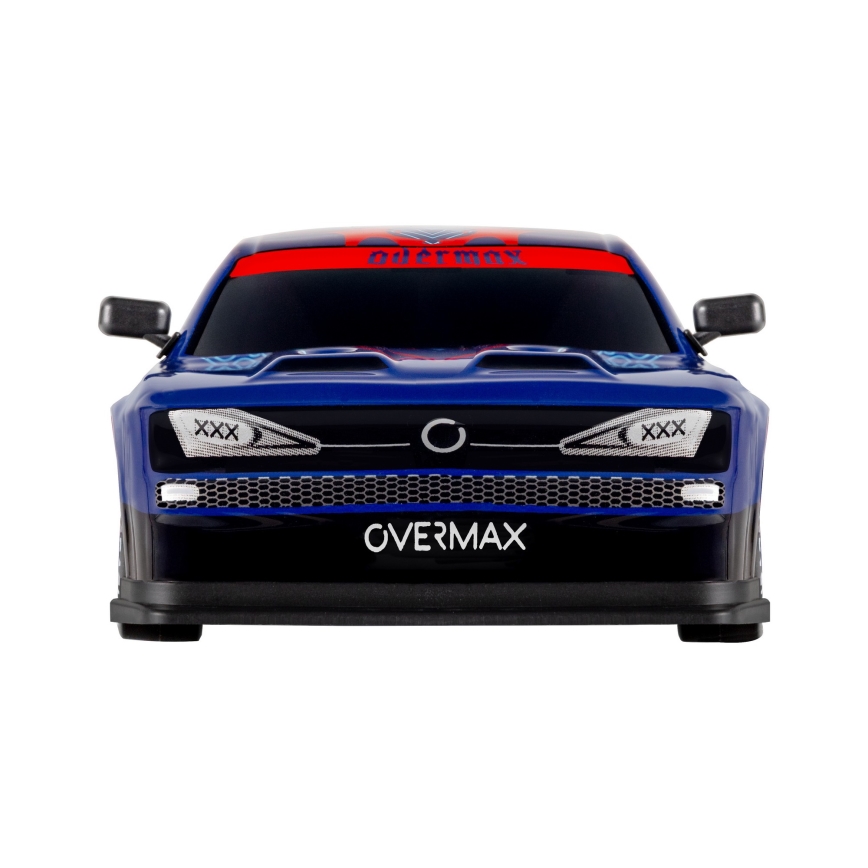 Overmax - RC drifta auto ar tālvadību 2in1 X-OVERSLIDE 1000 mAh melna/zaļa/zila/sarkana