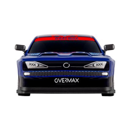 Overmax - RC drift automašīna ar tālvadību X-OVERSLIDE 1000 mAh melna/zaļa/zila/sarkana