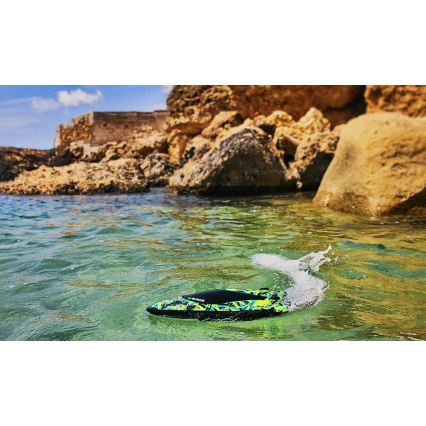 Overmax - RC tālvadāmā laiva X-SURGE 4000 mAh melna/zaļa