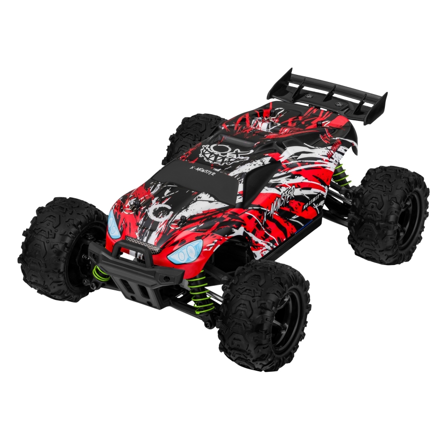 Overmax - RC automašīna ar tālvadību 2 vienā X-MONSTER 3.5 1700 mAh melna/sarkana/zaļa