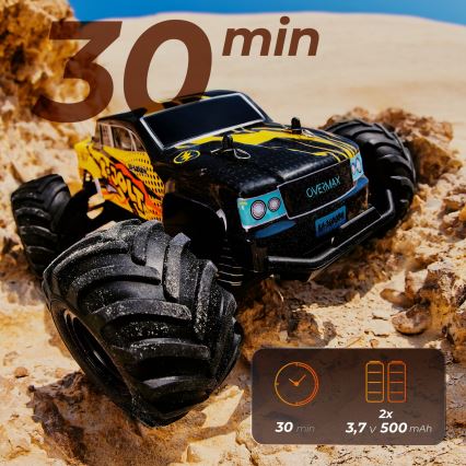 Overmax - RC tālvadības auto X-JOLT 1000 mAh melns/dzeltens