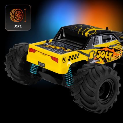 Overmax - RC tālvadības auto X-JOLT 1000 mAh melns/dzeltens