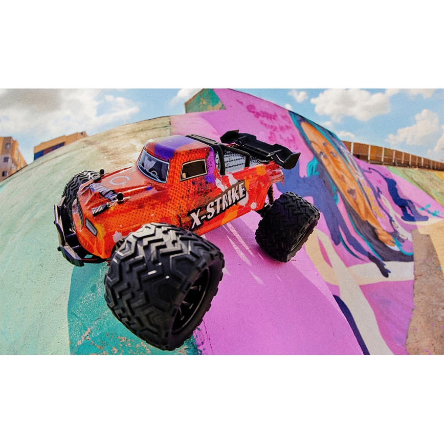 Overmax - tālvadāma RC automašīna X-STRIKE 3000 mAh melna/oranža
